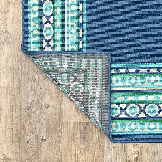 Covington Home Marquesas Border Indoor Outdoor Rectangular Accent Rug