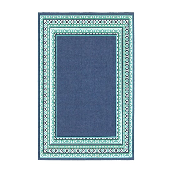 Covington Home Marquesas Border Indoor Outdoor Rectangular Accent Rug
