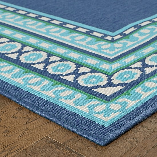 Covington Home Marquesas Border Indoor Outdoor Rectangular Accent Rug