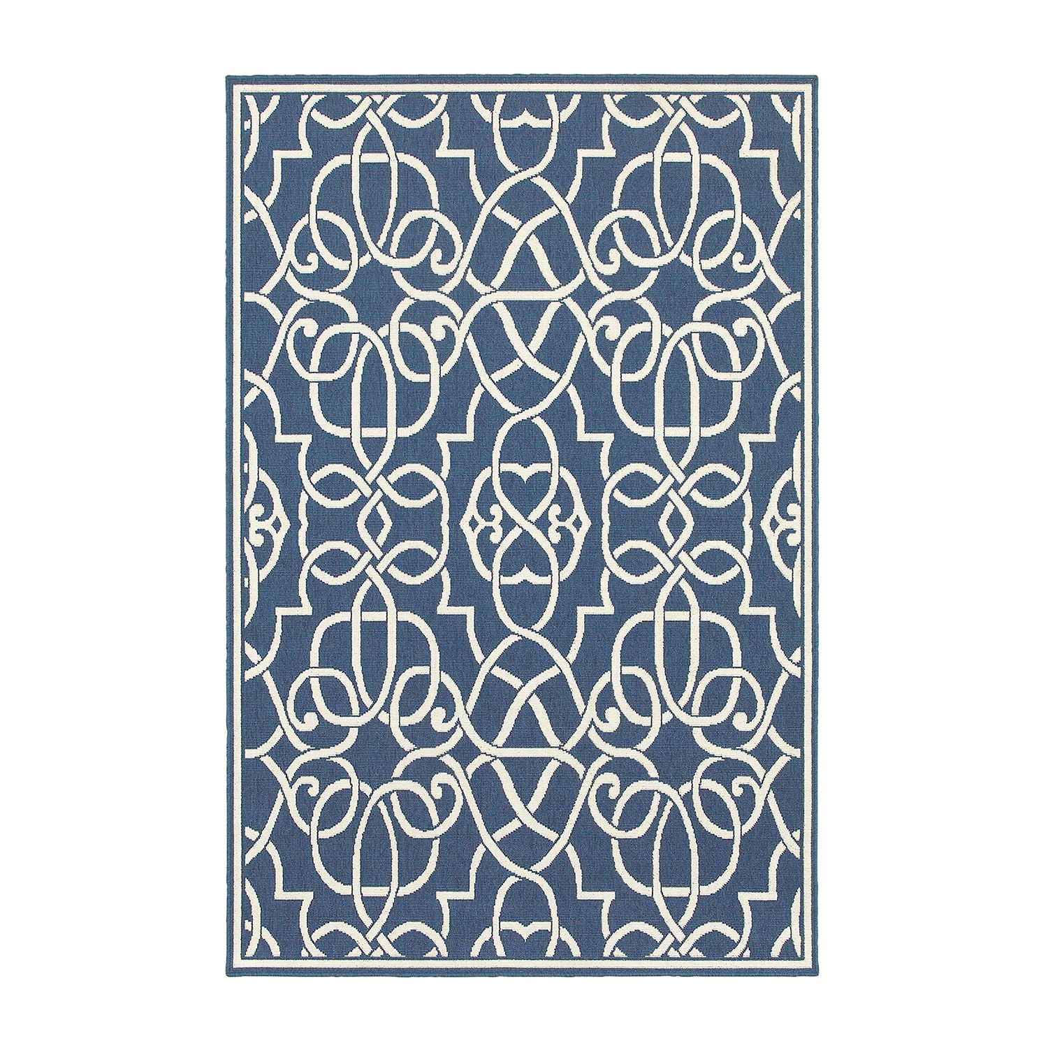 Covington Home Marquesas Intricate Trellis Indoor Outdoor Rectangular Accent Rug