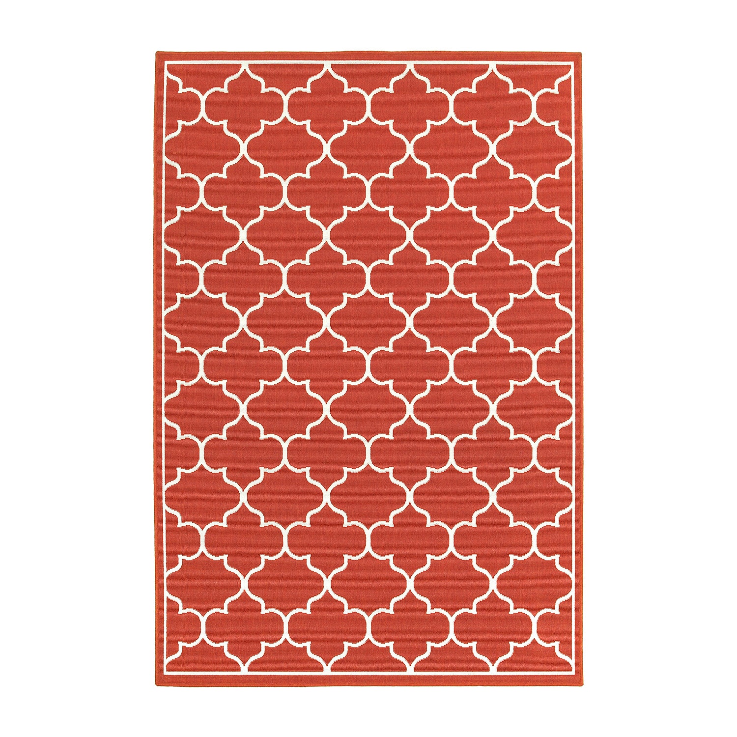 Covington Home Marquesas Scallop Trellis Indoor Outdoor Rectangular Accent Rug