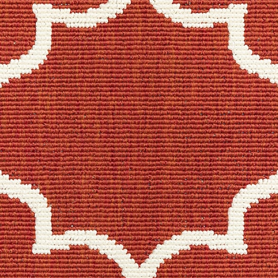 Covington Home Marquesas Scallop Trellis Indoor Outdoor Rectangular Accent Rug