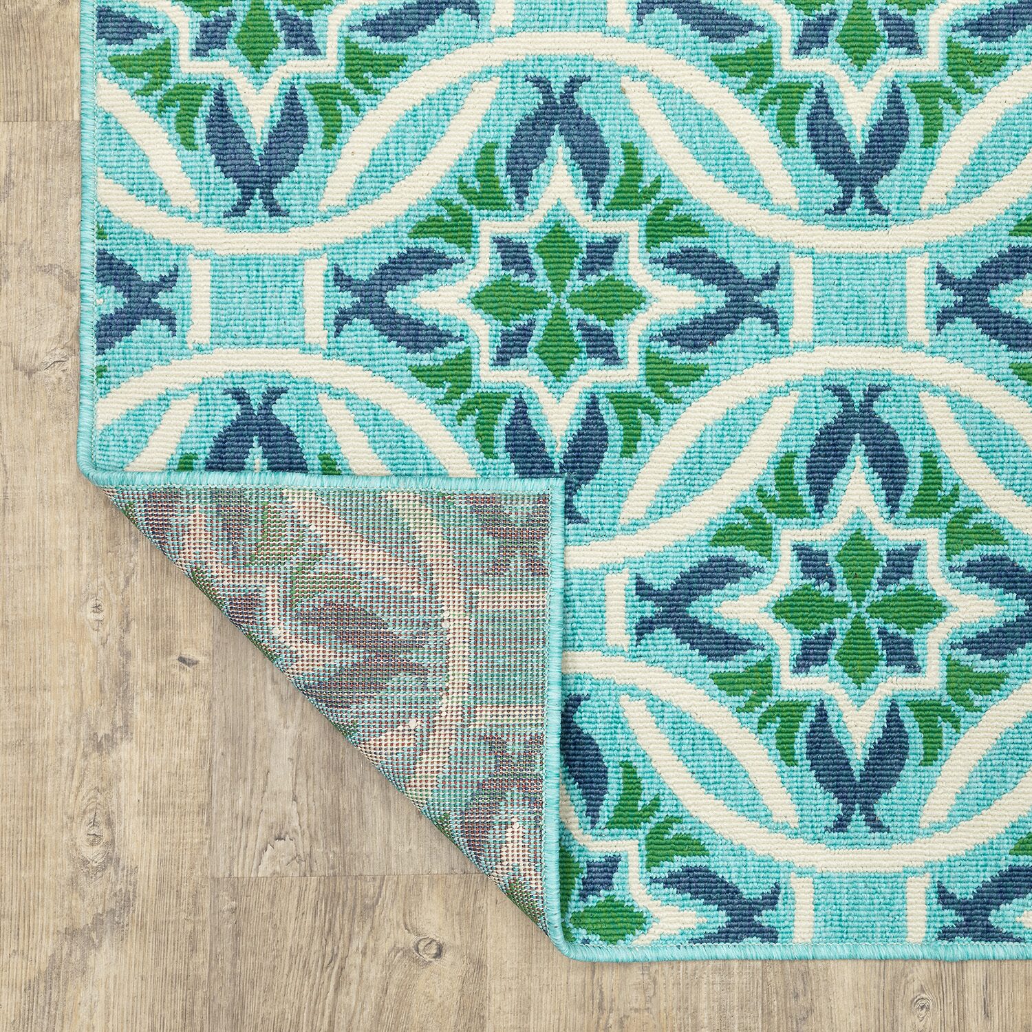 Covington Home Marquesas Floral Trellis Indoor Outdoor Rectangular Accent Rug