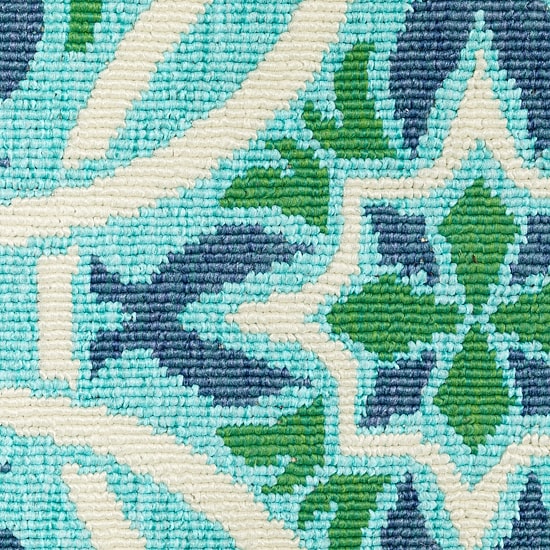 Covington Home Marquesas Floral Trellis Indoor Outdoor Rectangular Area Rug