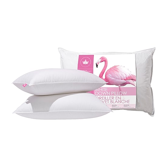 Canadian Down & Feather Company Down 2 Pack Medium Density Bed Pillow