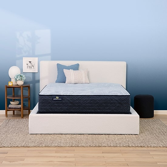 Serta Perfect Sleeper Blue Lagoon Nights 13.5" Plush Tight Top - Mattress Only