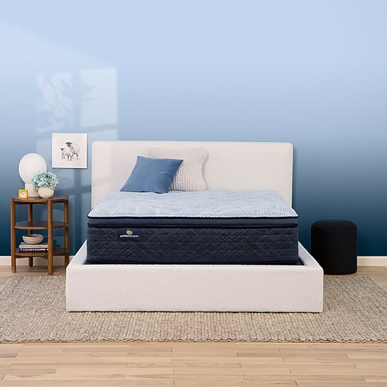 Serta Perfect Sleeper Blue Lagoon Nights 14.5" Plush Pillow Top - Mattress Only