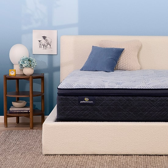 Serta Perfect Sleeper Blue Lagoon Nights 14.5" Plush Pillow Top - Mattress Only