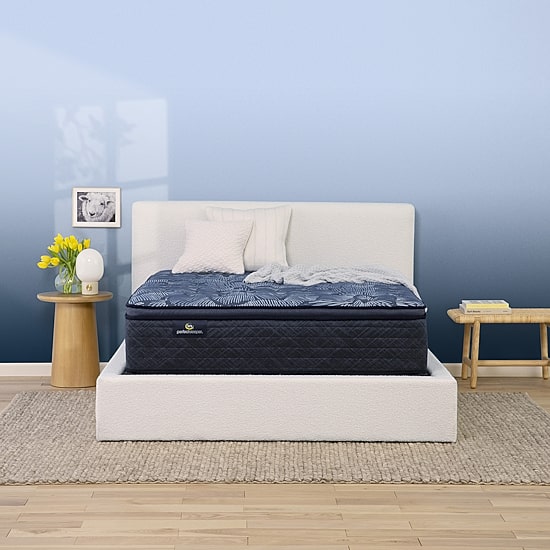 Serta Perfect Sleeper Cobalt Calm Plus 14.5" Medium Pillow Top - Mattress Only