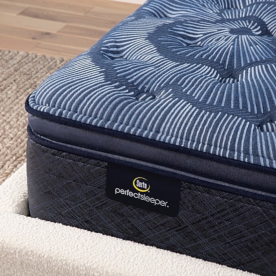 Serta Perfect Sleeper Cobalt Calm 15.25" Plush Pillow Top - Mattress Only