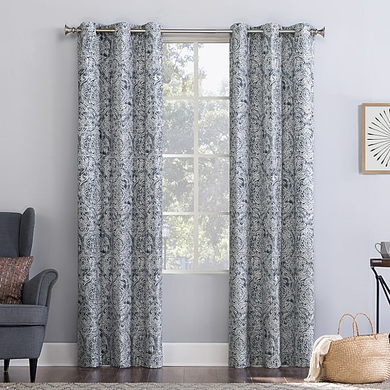 No 918 Kenji Grommet Top Energy Saving Sheer Single Curtain Panel