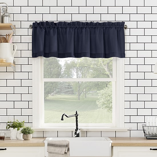 No 918 Martine 3-pc. Rod Pocket Window Tier