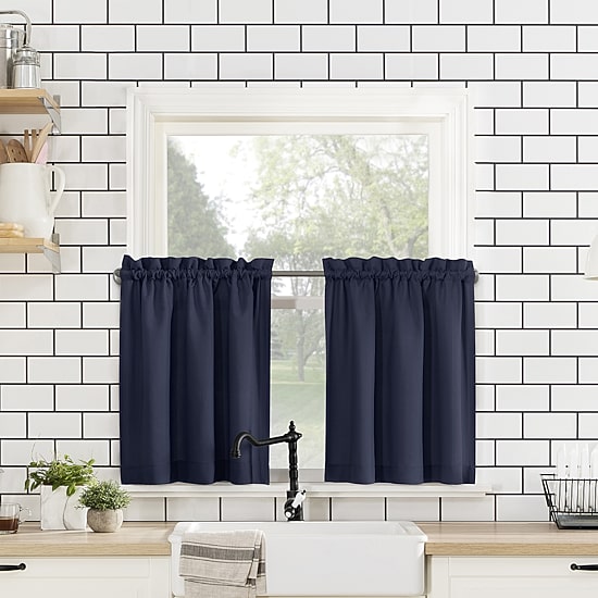 No 918 Martine 3-pc. Rod Pocket Window Tier