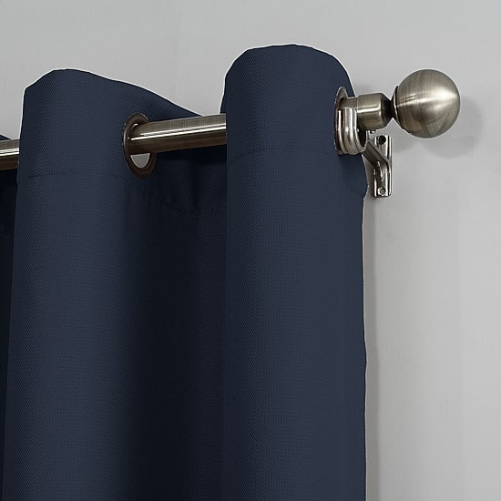 No 918 Montego Grommet Top Light-Filtering Single Curtain Panel