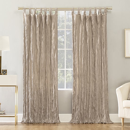No 918 Odelia Tab Top Sheer Single Curtain Panel