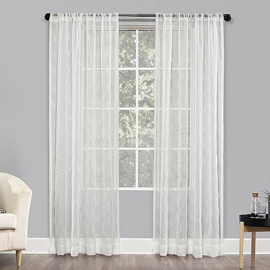 No 918 Tamaryn Rod Pocket Sheer Single Curtain Panel