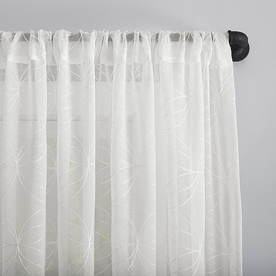 No 918 Tamaryn Rod Pocket Sheer Single Curtain Panel