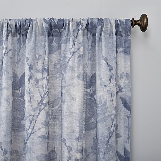 No 918 Hilary Rod Pocket Sheer Single Curtain Panel