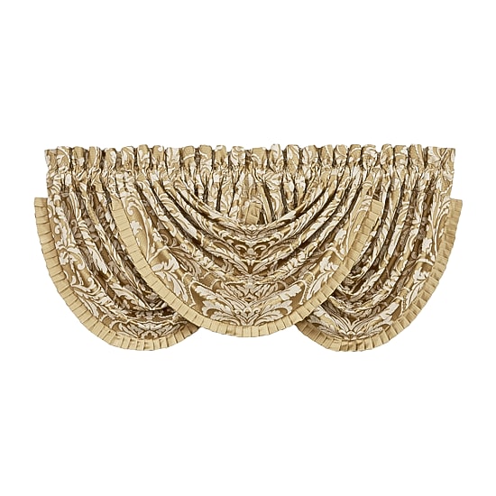 Queen Street Augustina Rod Pocket Waterfall Valance