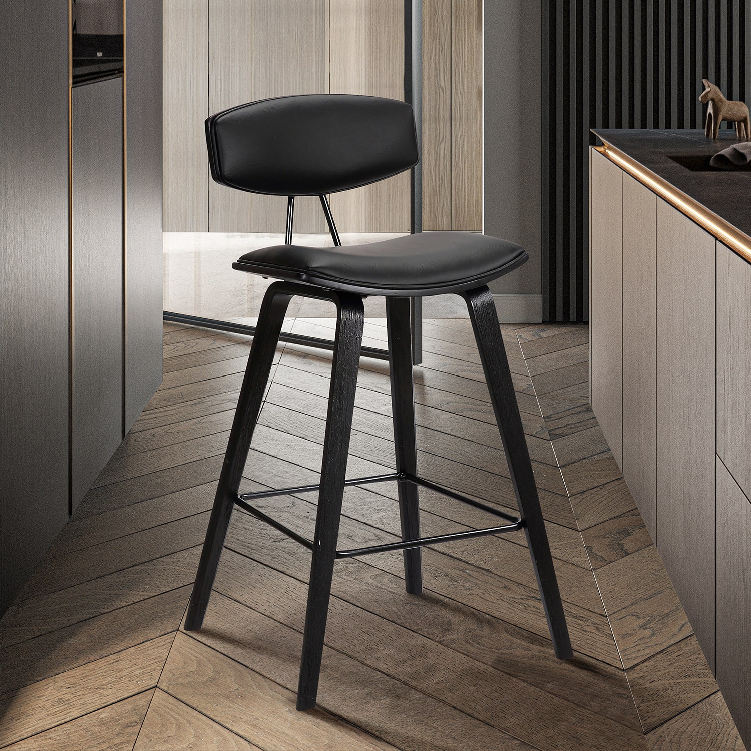 Fox 28.5" Upholstered Bar Stool
