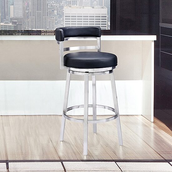 Madrid Counter Height Swivel Bar Stool
