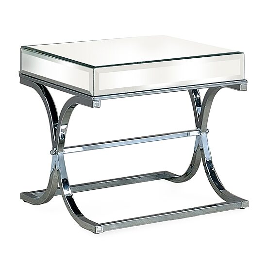Furniture of America™ Hope Mirrored End Table