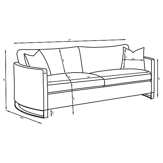 Corliss Track-Arm Sofa