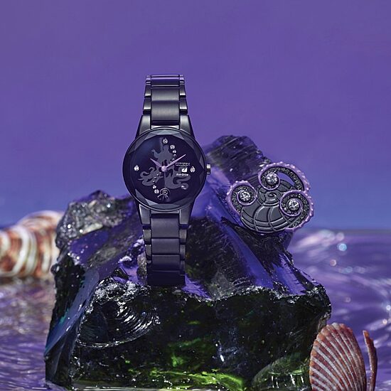 Citizen Ursula Womens Black Stainless Steel 2-pc. Watch Boxed Set Ga1075-68w