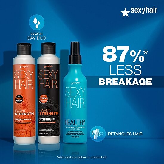 Sexy Hair I Want Strength Conditioner 10 oz.