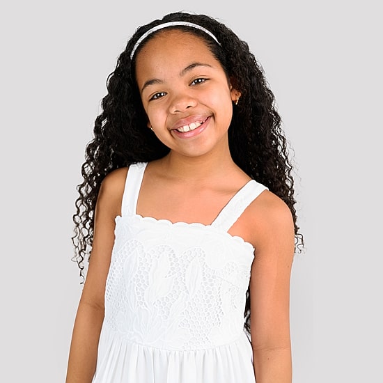 Rare Editions Big Kid Girls Sleeveless Eyelet Maxi Dress