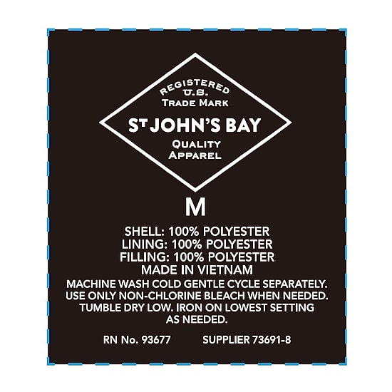 St. John's Bay Mens Midweight Jacket