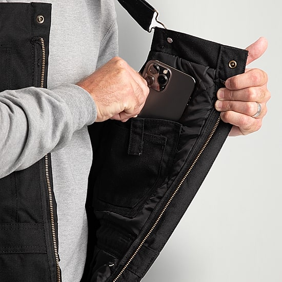 Berne Icecap Insulated Bib Short Mens Workwear Overall