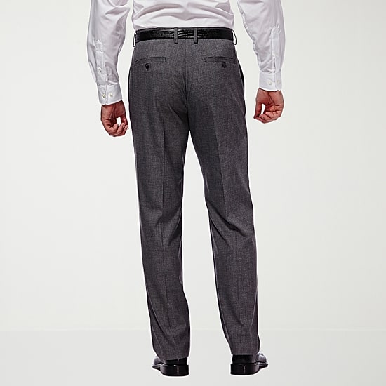 Haggar JMH Premium Stretch Mens Classic Fit Flat Front Suit Pant