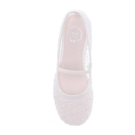 I. Miller Chyvone Big Kid Girls Round Closed Toe Ballet Flats