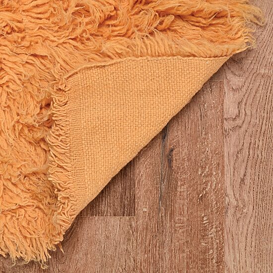 Linon Flokati Solid Woven Rectangular Area Rug
