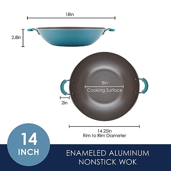 Rachael Ray Cook + Create 14" Aluminum Wok