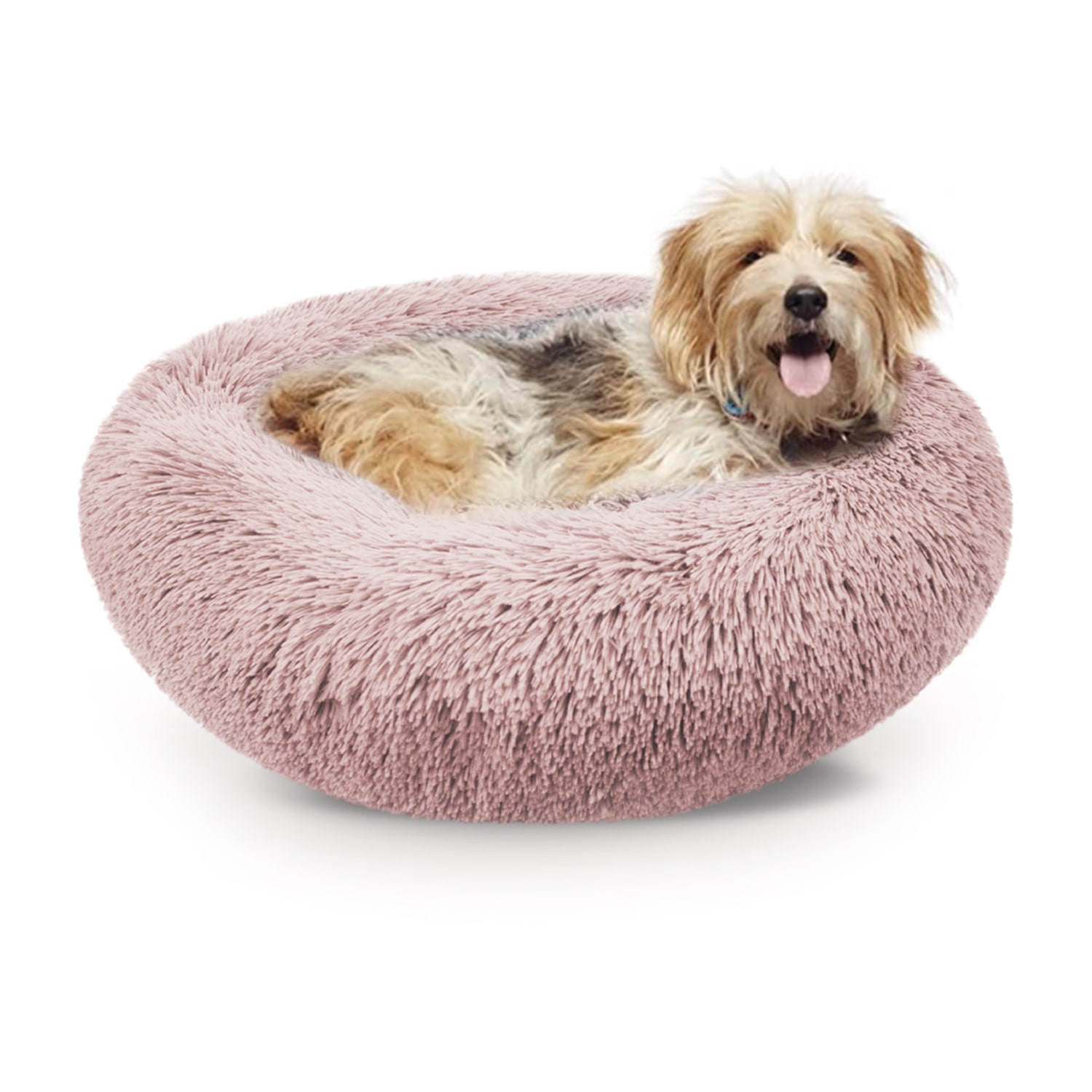 Precious Tails 24" Pink Donut Pet Bed