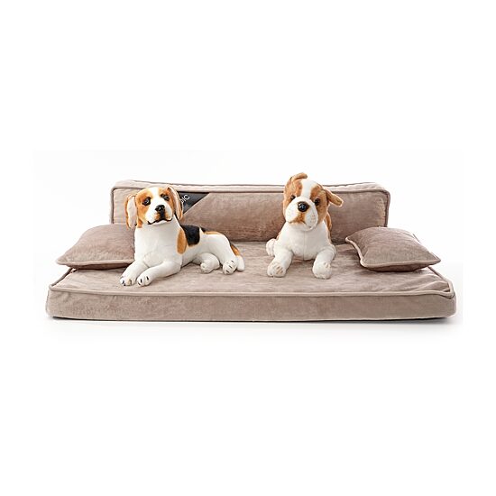 Precious Tails 35" Taupe Orthopedic Pet Bed