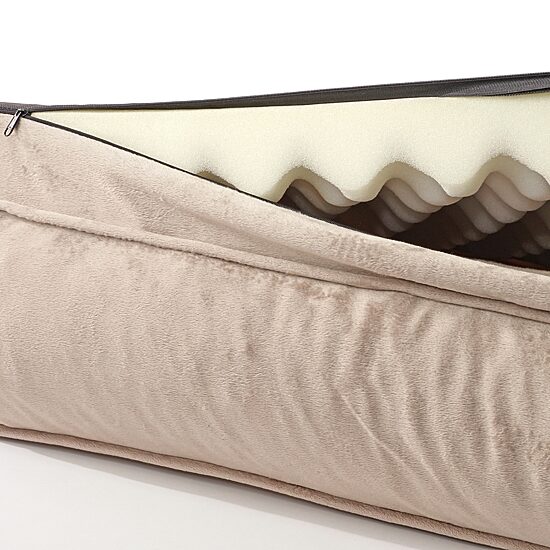 Precious Tails 35" Taupe Orthopedic Pet Bed