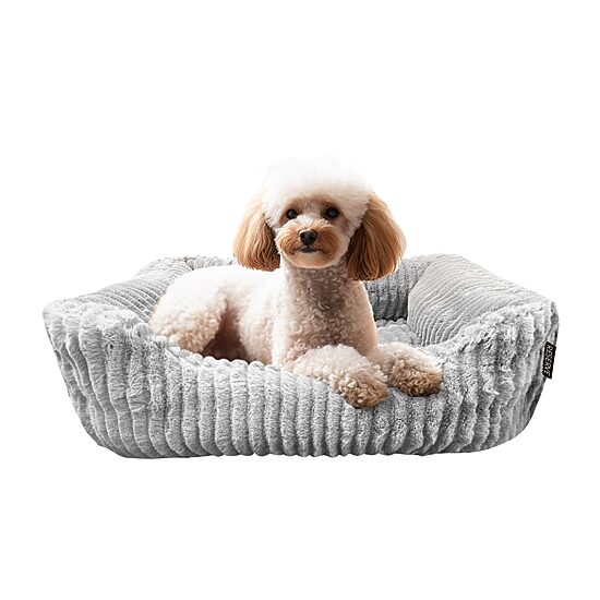 Precious Tails 26" Charcoal Cuddler Pet Bed