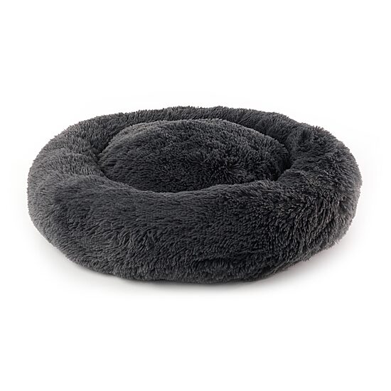 Precious Tails 28" Charcoal Donut Pet Bed