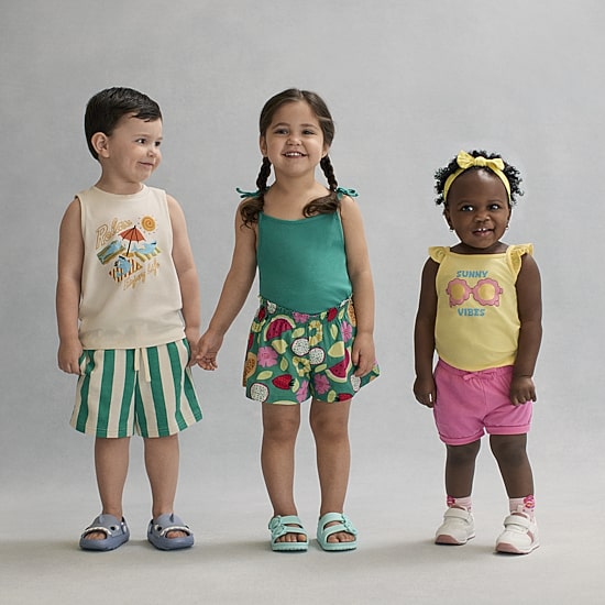 Okie Dokie Toddler & Little Girls Straight Neck Sleeveless Tank Top