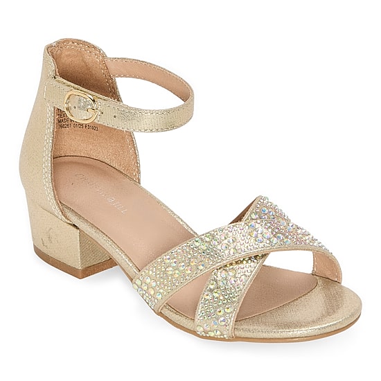Christie & Jill Big Kid Girls Hope Strap Sandals