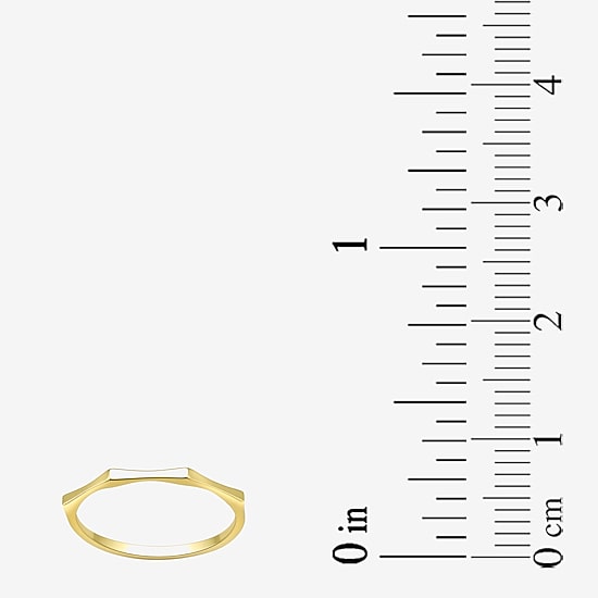 Gold Addiction Womens 10K Gold Band
