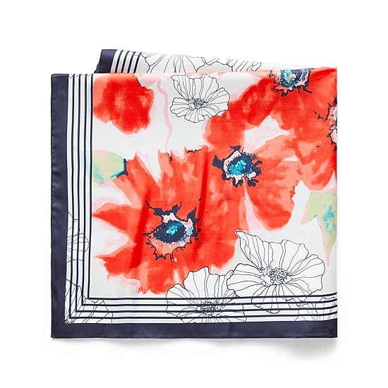 Mixit Scarves Floral Square Scarf