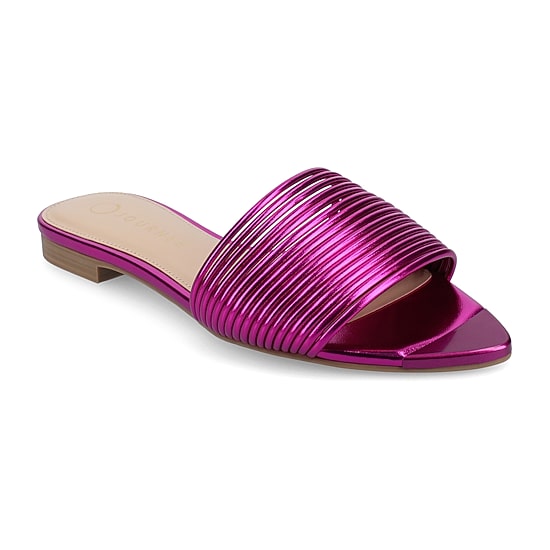 Journee Collection Womens Feather Flat Sandals
