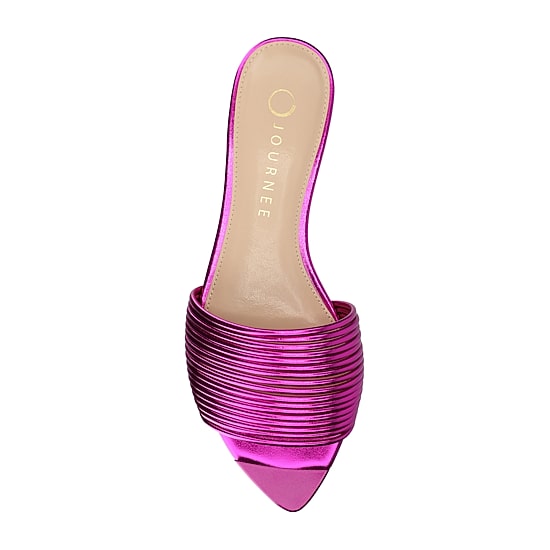 Journee Collection Womens Feather Flat Sandals