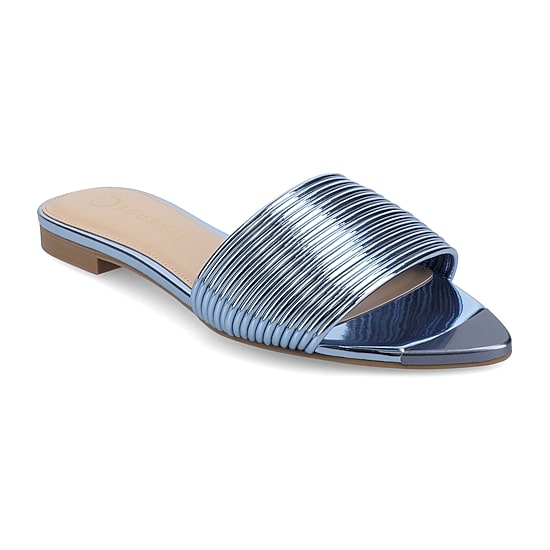 Journee Collection Womens Feather Flat Sandals
