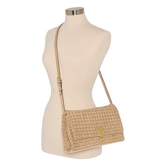 Worthington Woven Flap Crossbody Bag