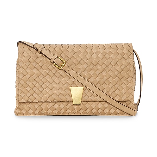 Worthington Woven Flap Crossbody Bag